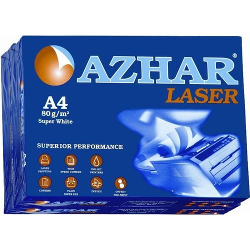 Azhar Laser Blue Copy Paper Box-  A4 