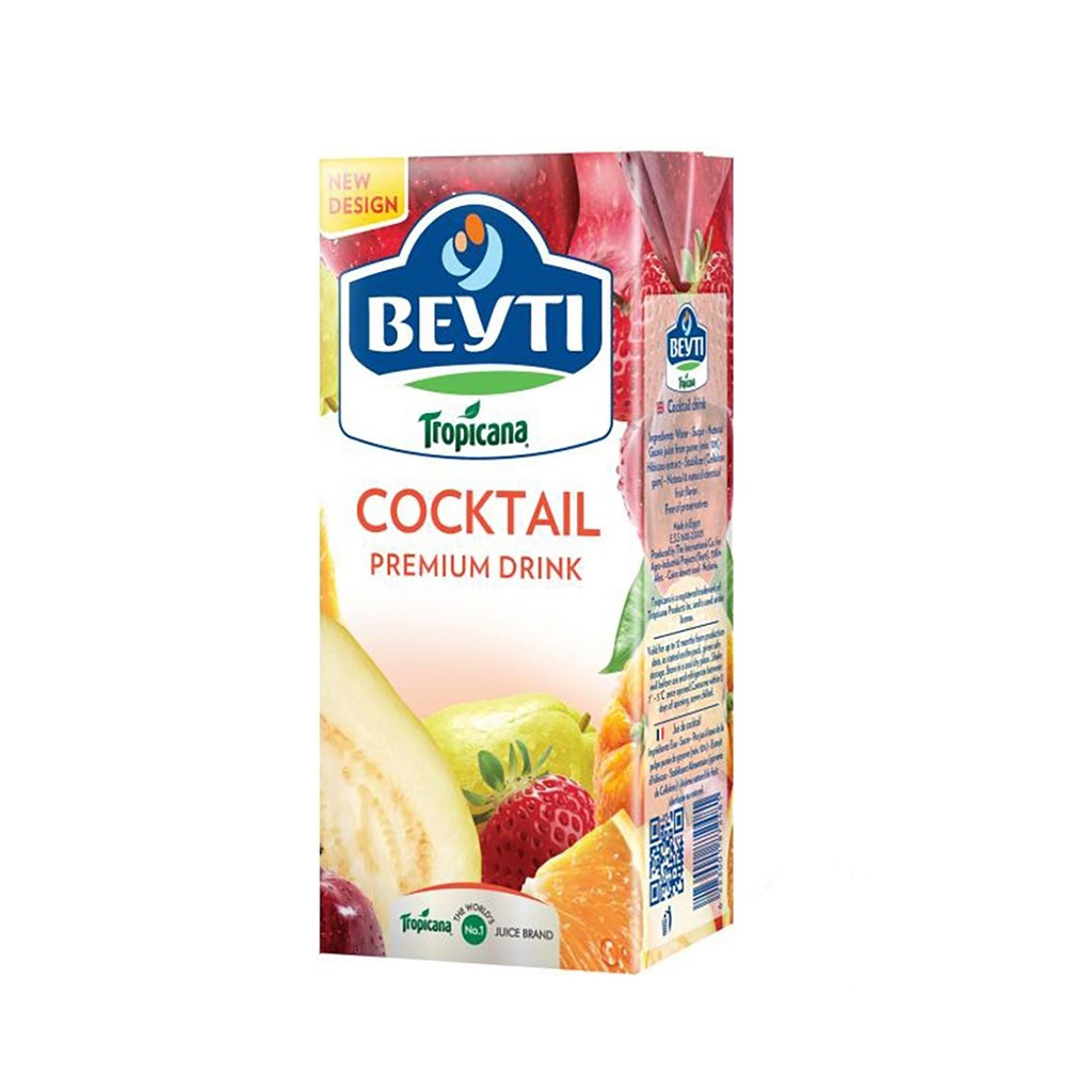 Beyti Cocktail Juice - 235 gm -  Pack of 27