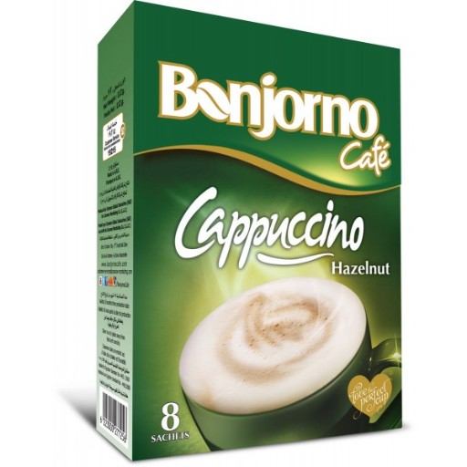 Bonjorno Cappuccino Hazelnut - Pack of 12