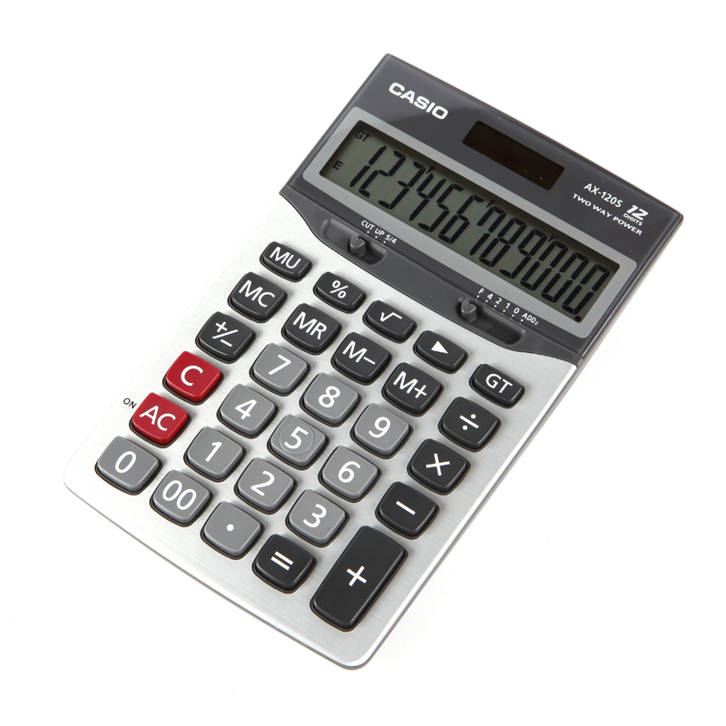 Casio Calculator AX120S- 12 Digits