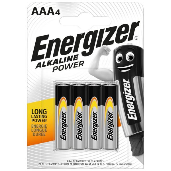 Energizer Batteries E92AAA - Pack of 4