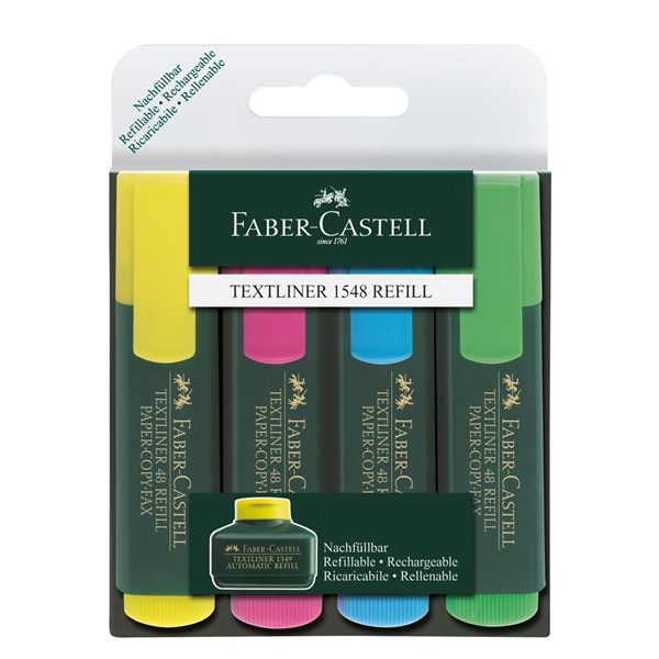 Faber Castell Highlighter Pen - Set of 4