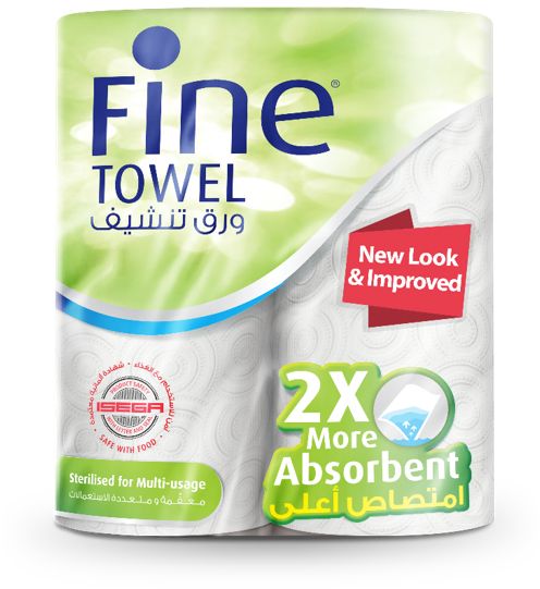 Fine Classic Kitchen Roll -  2 Rolls