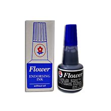 Flower Ink For Stamp Pad - Blue - Non Permanent