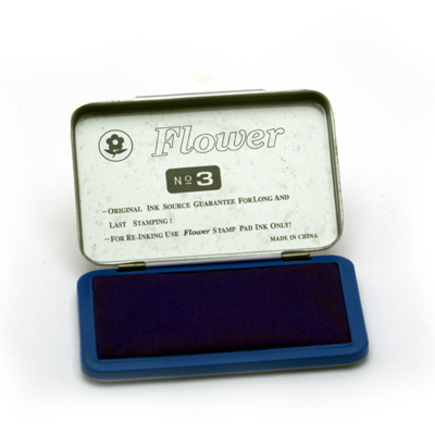 Flower Stamp Pad - Blue - No3