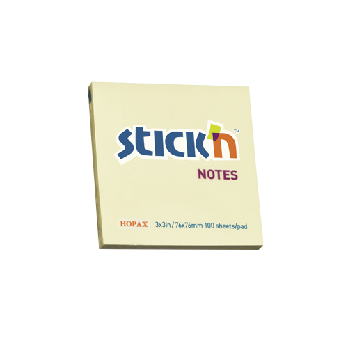 Hopax  Stick'n Notes - 3*3 - Yellow - No21007