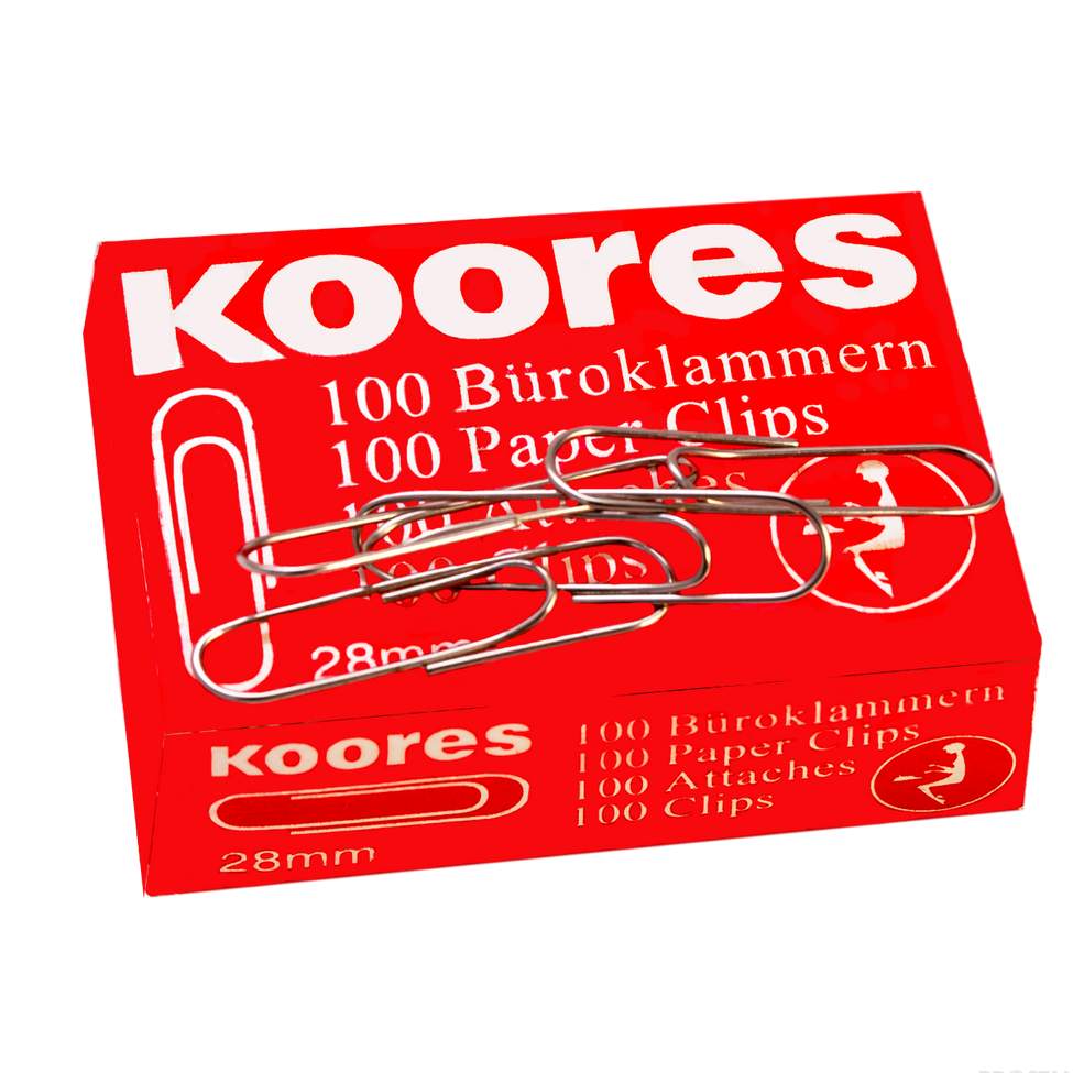 Kores Paper Clips - 28mm