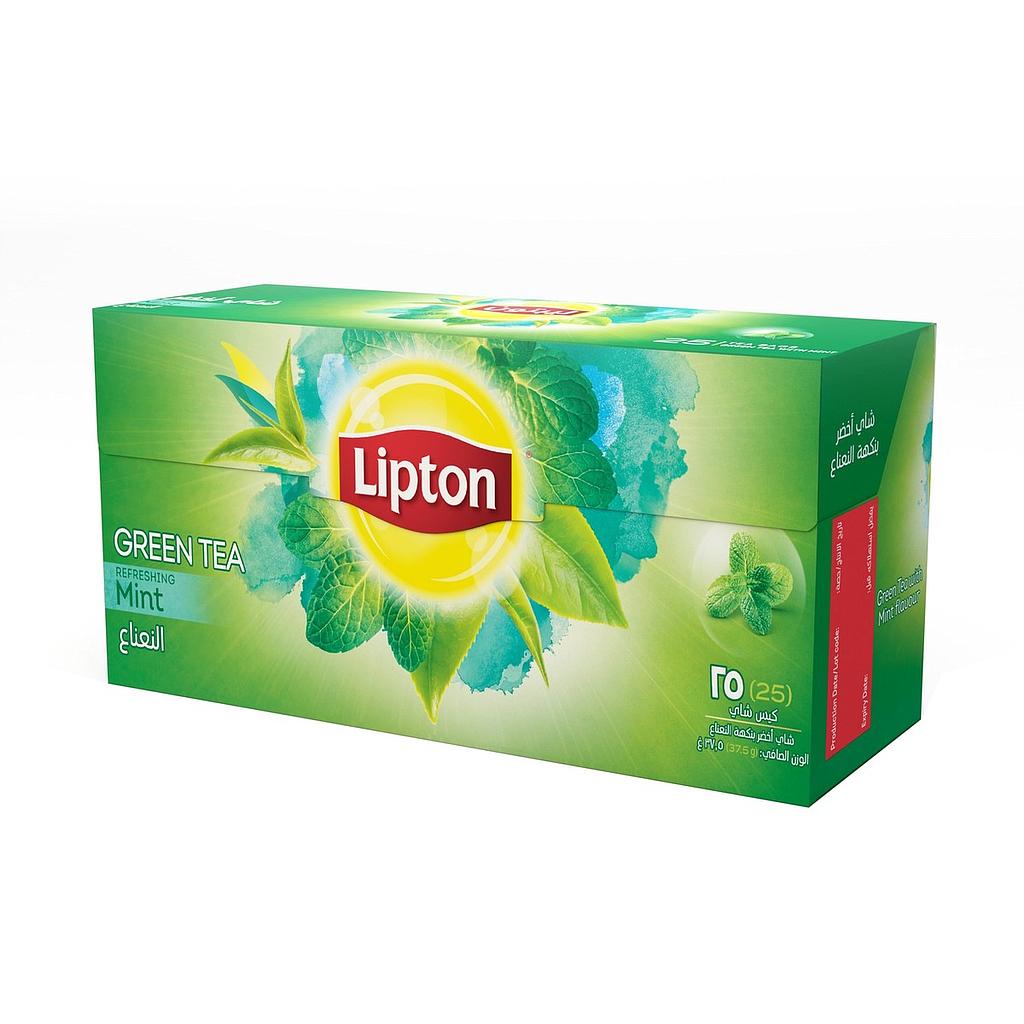 Lipton Green Tea w/ Minth - 25 Bags