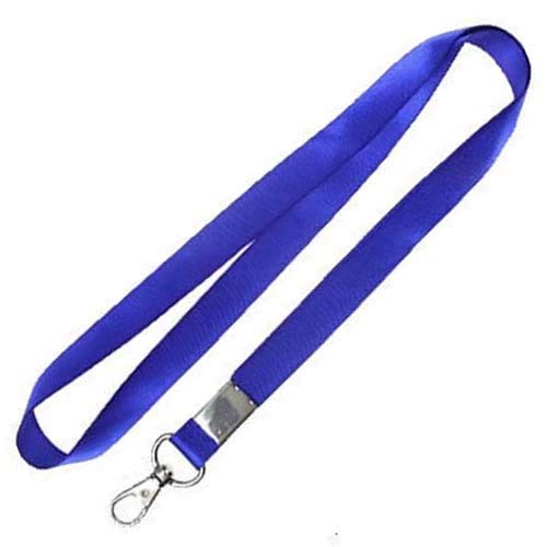 Name Tag Ribbon Wide -  Blue -  Pack of 50
