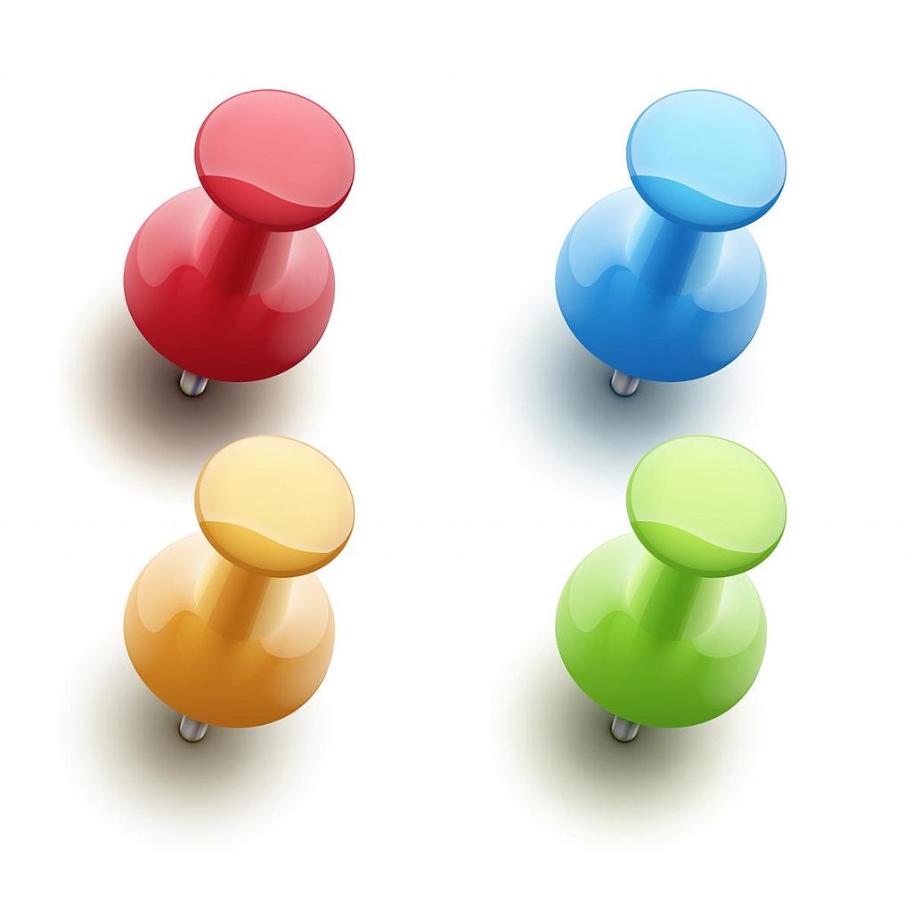 Push Pins - Pack of 40 