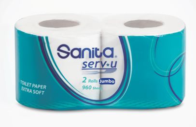 Sanita flourish Toilet Roll - 2 Rolls