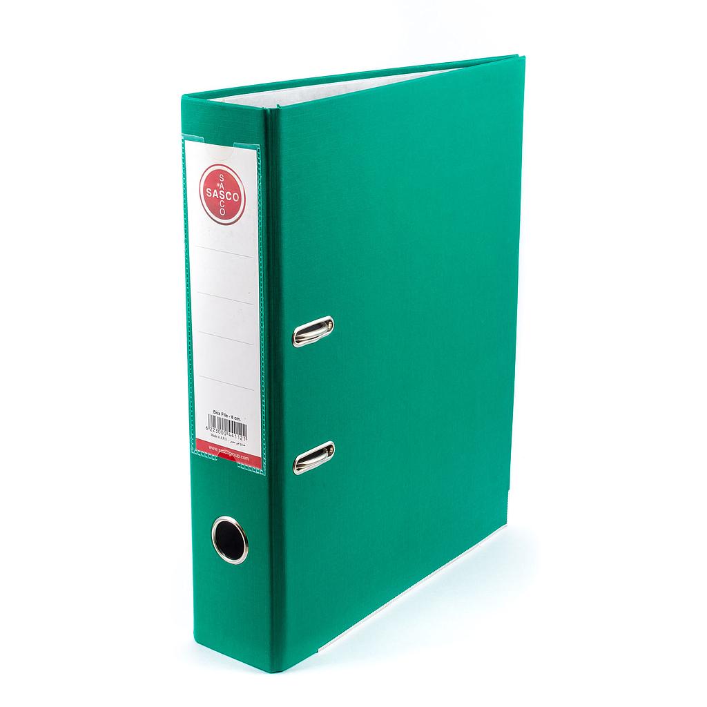 Sasco 2Ring Binder 8cm - Green