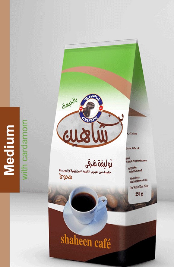 Shaheen Medium Coffee Powdered - 1/4 Kg