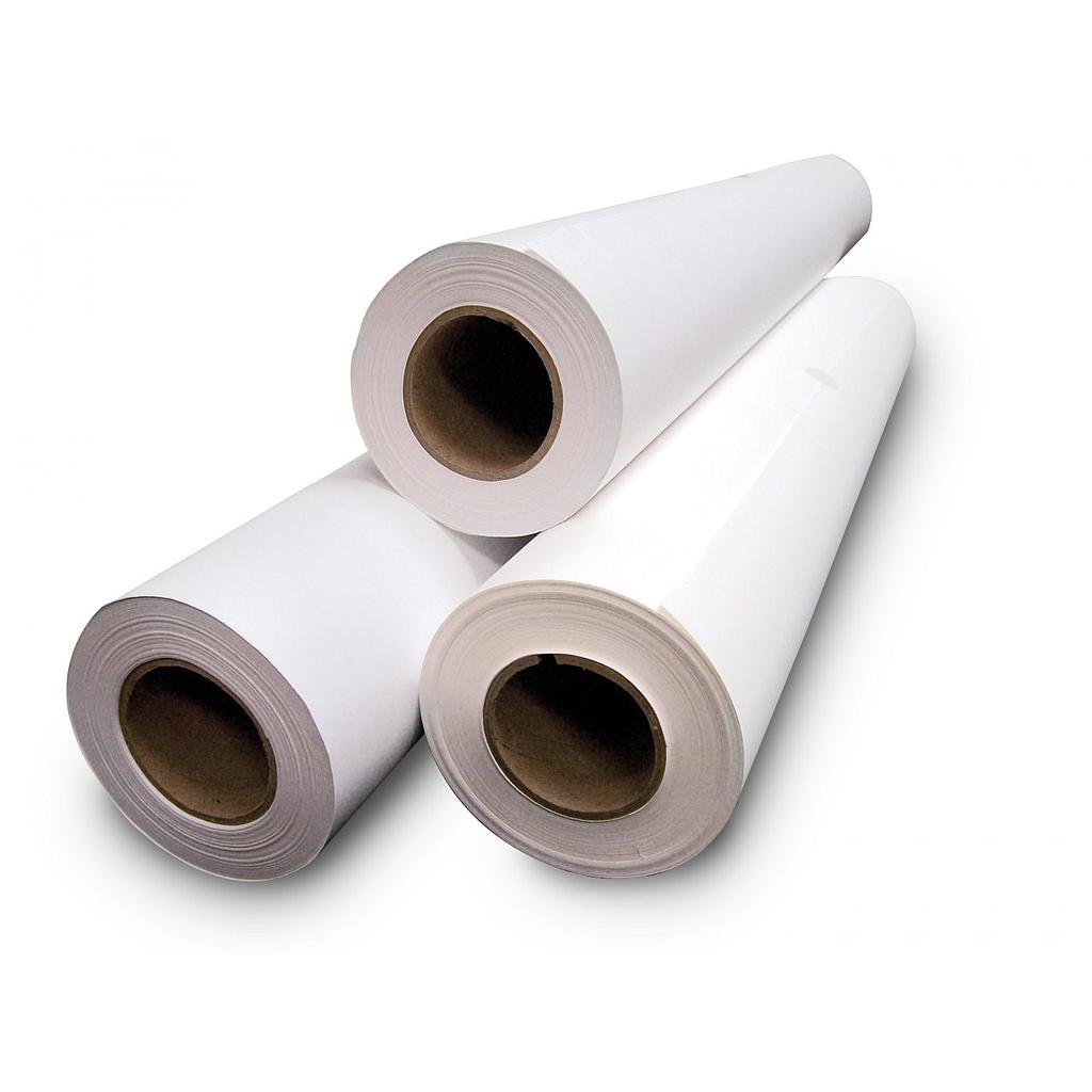 White Inkjet Paper Plotter Paper Roll 91.4cm x 50m- 80gms