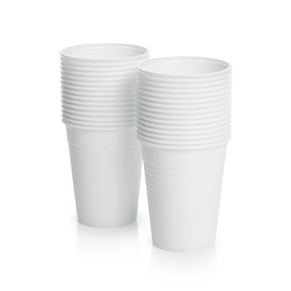 White Plastic Express Cup - 200cc - Pack of 10