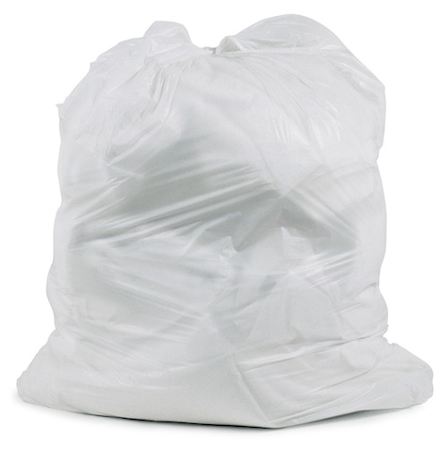 White Plastic Garbage Bags 50*60cm - Pack of 30