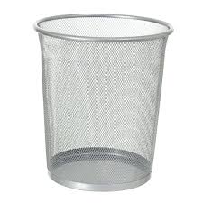 Wire Wastebasket High Quality - Silver - Medium