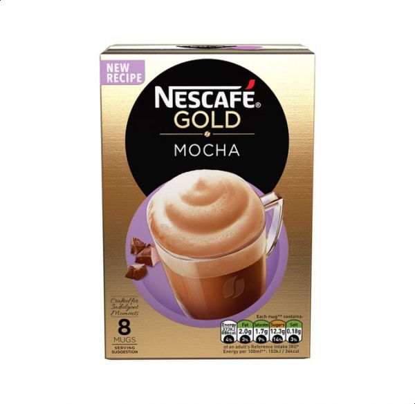 Nescafé Gold Cappuccino Mocha Coffee - Pack of 12
