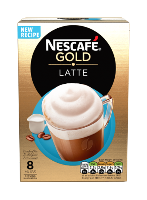 Nescafé Gold Cappuccino Latte Coffee - Pack of 12