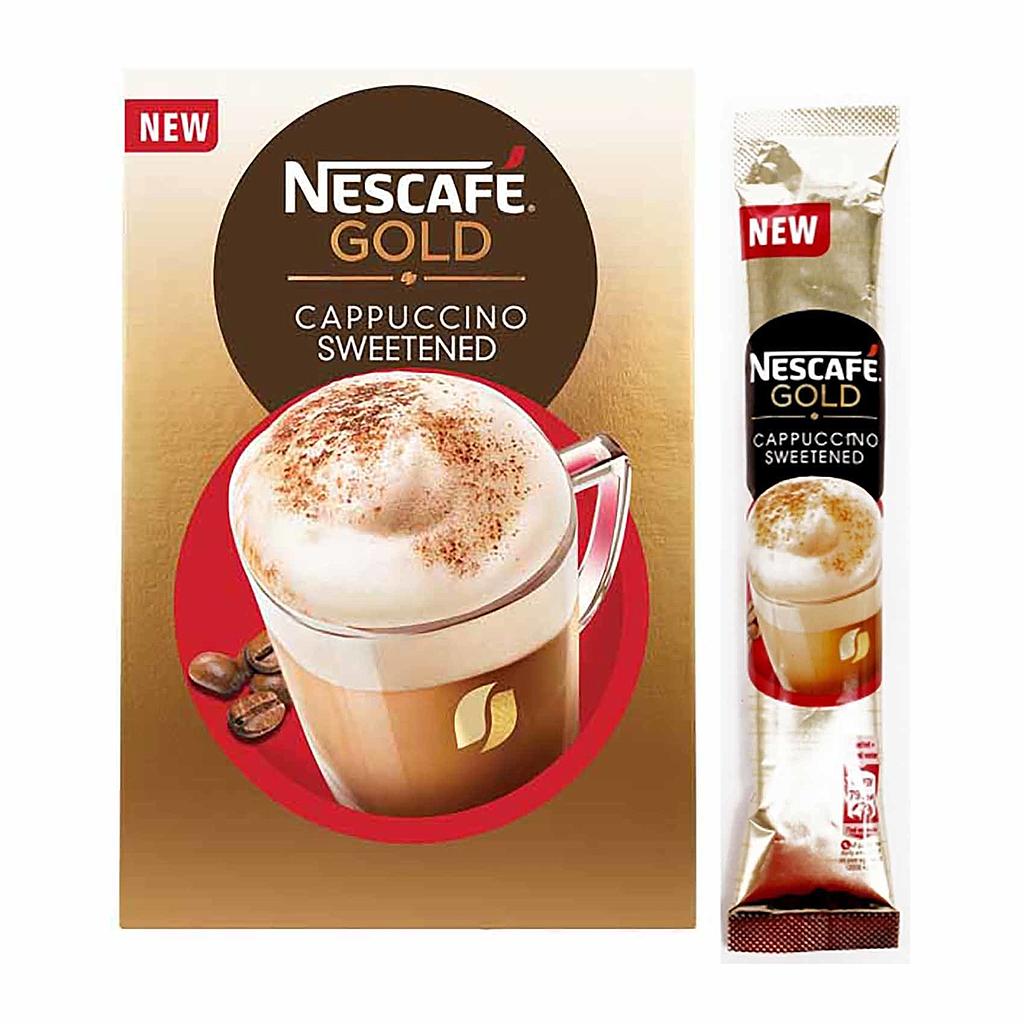 Nescafé Gold Cappuccino Sweetened - Pack of 12