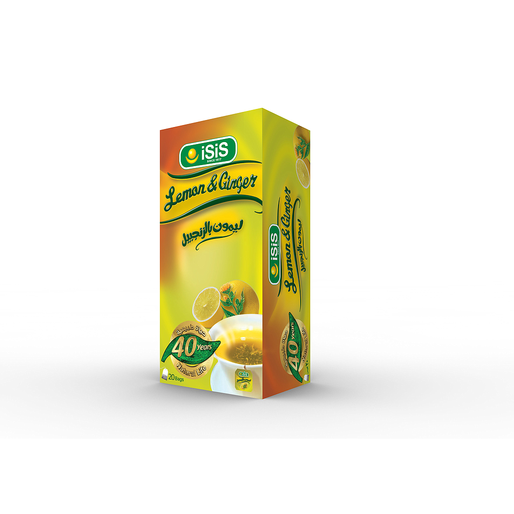 Isis Tea Ginger Lemon - 50 Bags