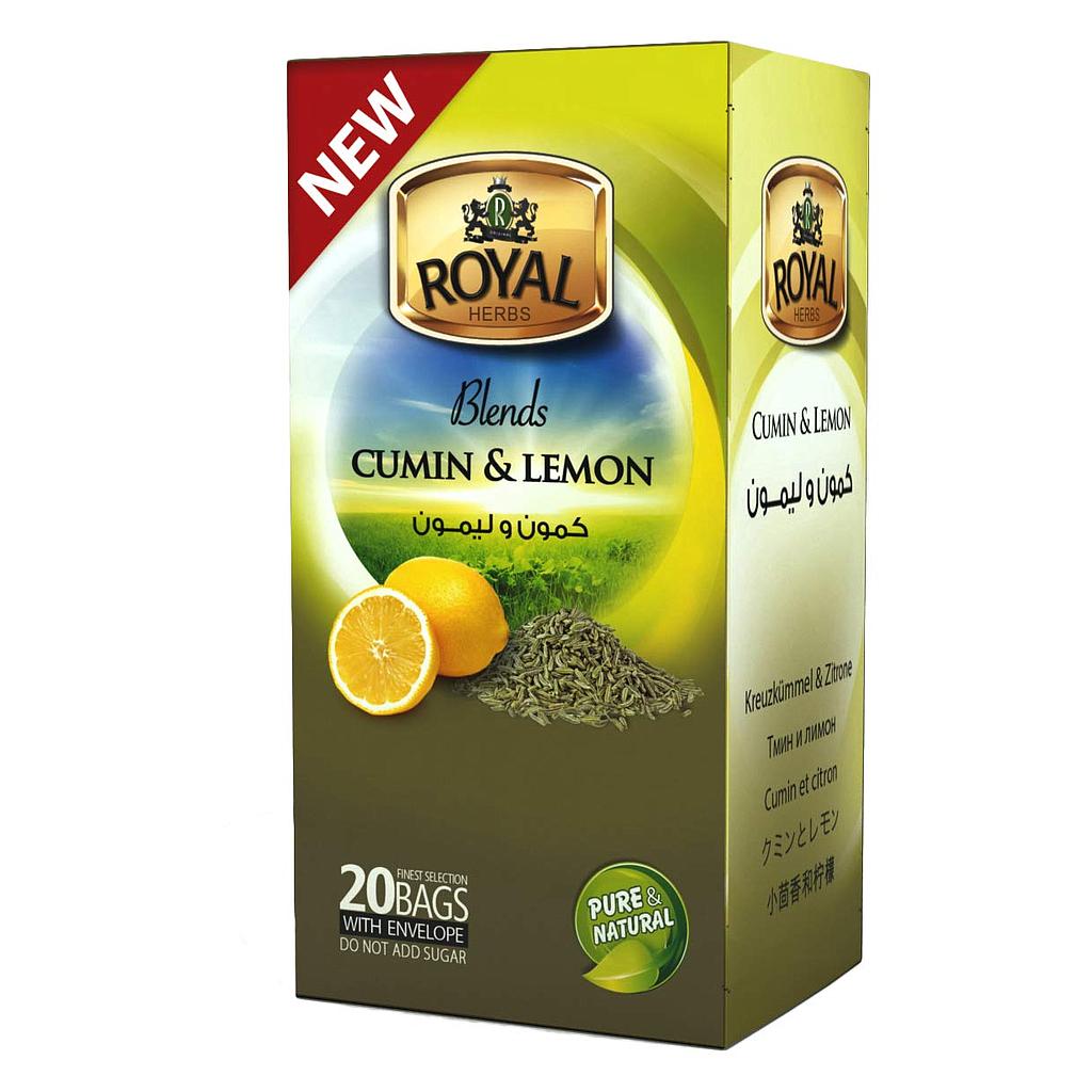 Royal Lemon Tea With Cumin - 25 Bags