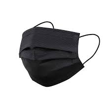 Evony Disposable Sanitized Face Mask - Black - Pack of 50