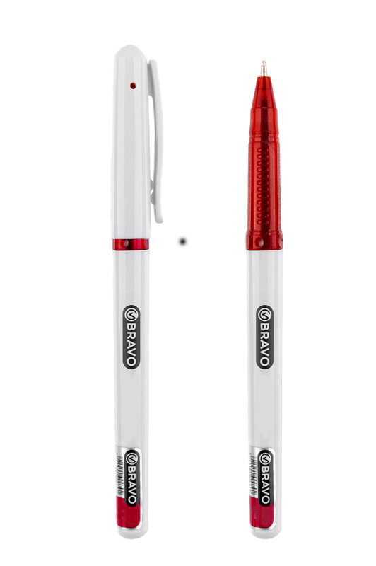 Bravo Ballpoint Pen - Red (Tasa)
